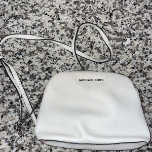 michael kors white purse